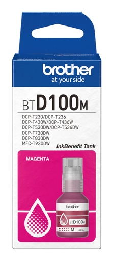 [005144] Botella Tinta Brother BTD100M Magenta
