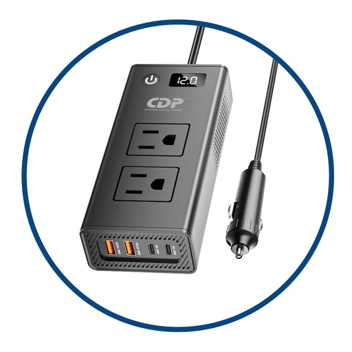 [005149] Inversor de Corriente CDP XVU212 200W 2 Contactos USB-C
