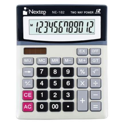 [005353] Calculadora 12 Digitos Escritorio Dual Nextep