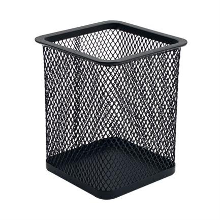 [005374] Porta Lapices Cuadrado Mediano Mesh 8 x 8 x 9.7 cms Nextep