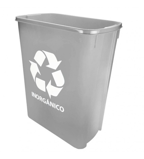 Cesto Basura Rectangular 42 Lts C/ Impresion Sablon