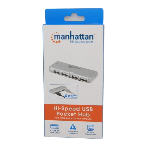 [000632] Usb Hub 4 Puertos Manhattan