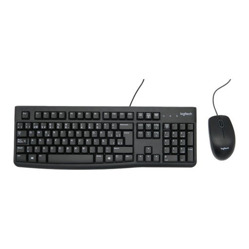 [000655] Kit Teclado y Mouse Alambrico Usb Negro MK120 Logitech