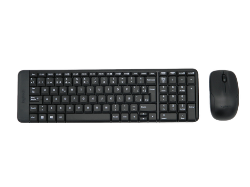 [000656] Kit Teclado y Mouse Inalambrico Negro MK220 Logitech