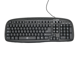 [000648] Teclado Multimedia Alambrico Usb Negro Perfect Choice