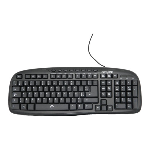 [000648] Teclado Multimedia Alambrico Usb Negro Perfect Choice
