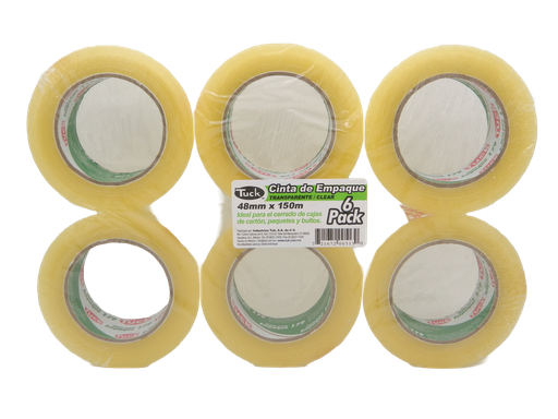 [000271] Cinta Transparente T-179 48 x 150 C/ 6 pzs Tuk