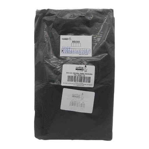 [000493] Bolsa Basura Negra 70 + 30 * 120 C/ 25 Kgs Anguiplast