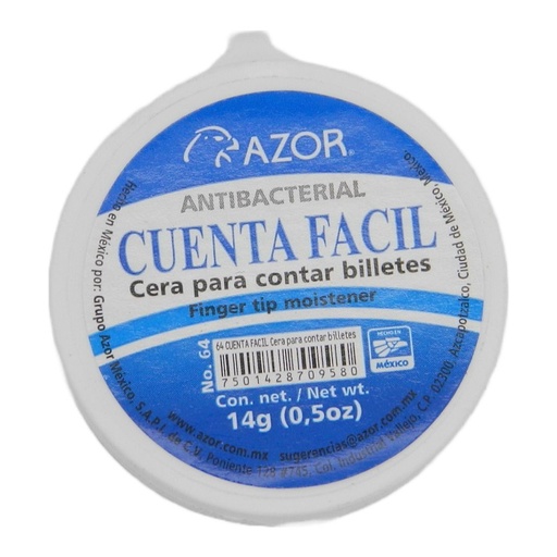 [000136] Cuenta Facil 14 grs Azor