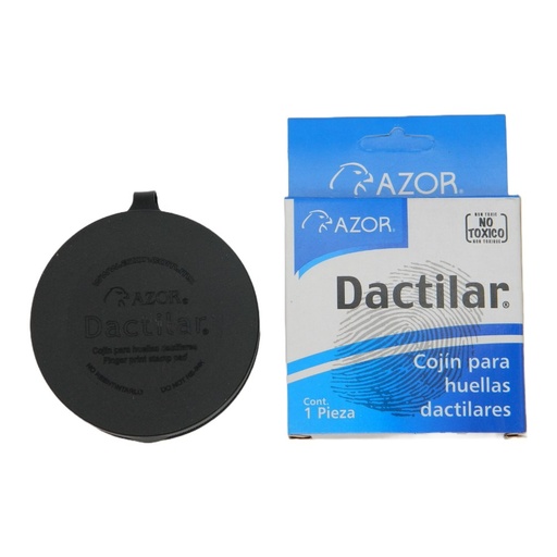 [000137] Cojin Dactilar Negro Azor