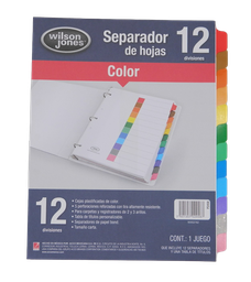 [000034] Separador Multidex C/ 12 S/ Numero Acco