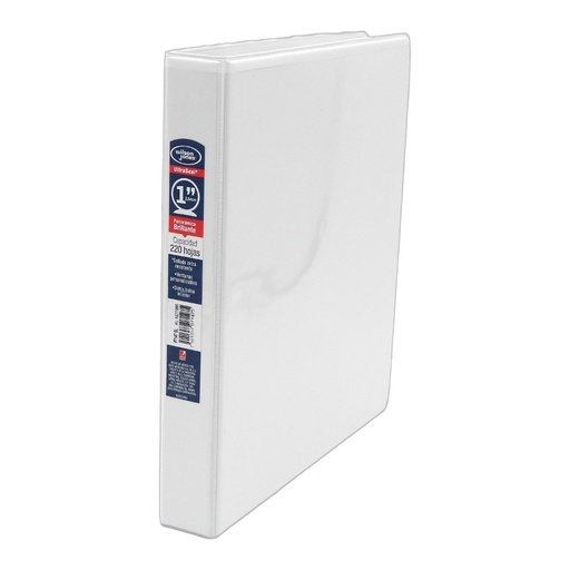 [000076] Carpeta Vinil "O" 1" Blanca Acco