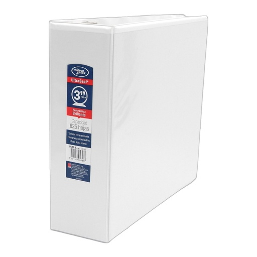 [000079] Carpeta Vinil "O" 3" Blanca Acco