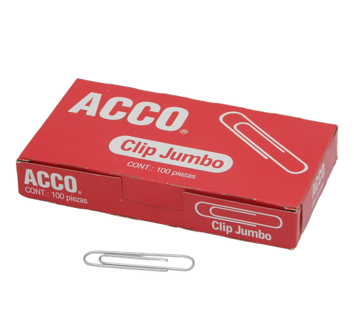 [000010] Clip Jumbo C/ 100 pzs Acco
