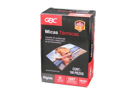 [000045] Mica Termica 9 x 13.5 1207 C/ 100 pzs Gbc