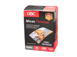 [000047] Mica Termica 8 x 11.5 1209 C/ 100 pzs Gbc