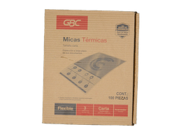 [000049] Mica Termica T/ Carta 3 Mil C/ 100 pzs Gbc