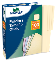 [000087] Folder Manila T/ Oficio C/ 100 pzs Mapasa Arpapel