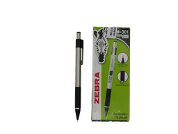 [000299] Lapicero Metalico 0.7 mm Negro C/ 12 pzs M-301 Zebra