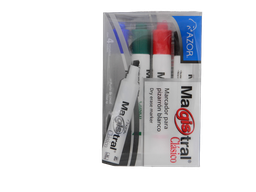 [000146] Marcador Magistral Clasico C/ 4 pzs Azor