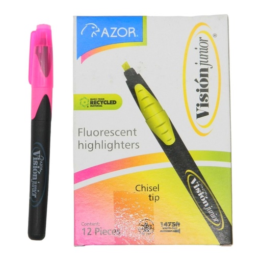 [000156] Marcatexto Vision Jr Rosa C/ 12 pzs Azor