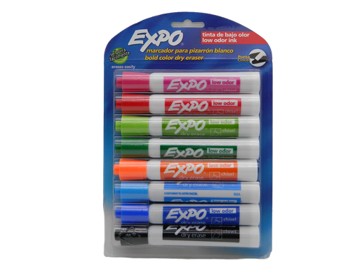 [000341] Marcador P/ Pizarron Expo C/ 8 pzs Newell
