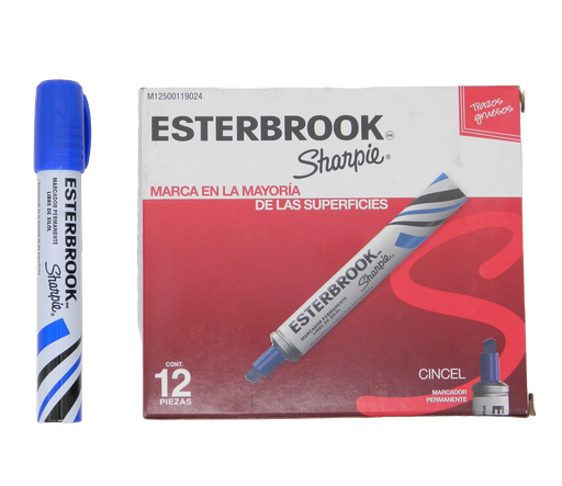 [000346] Marcador Esterbrook Azul C/ 12 pzs Newell