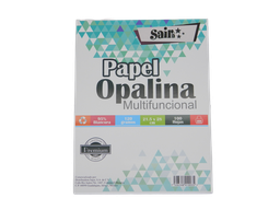 [000381] Papel Opalina Blanca T/ Carta 120 grs C/ 100 hjs Saira