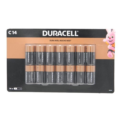 [000386] Pila Duracell C C/ 14 pzs