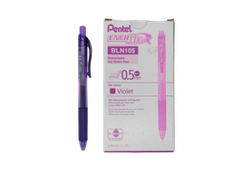 [000412] Pluma Energel 0.5 mm P/ Fino Retractil Violeta C/ 12 pzs BLN105 Pentel