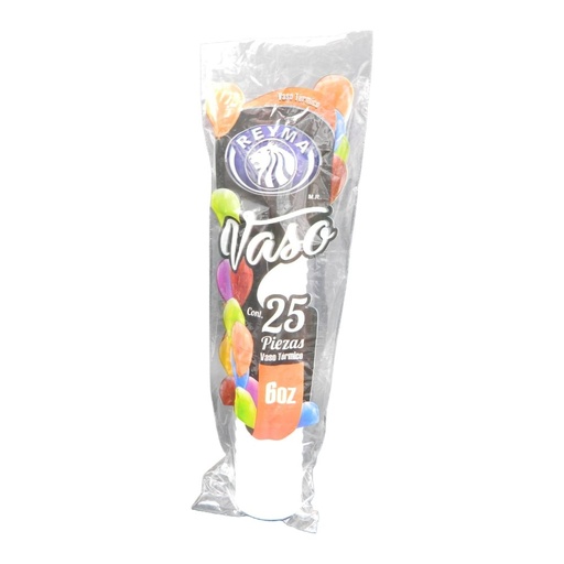 [000778] Vaso Termico #6 C/25 pzs C/40 pqts Reyma