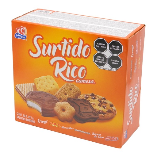[000809] Galletas Surtido Rico 872 grs Gamesa