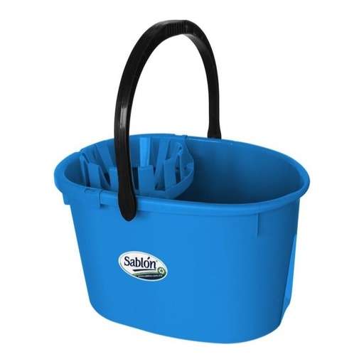 [000887] Cubeta Exprimidora 19 Lts Azul Sablon