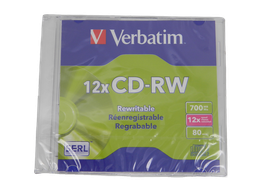 [000908] Disco CD-RW Individual 12X Verbatim