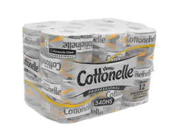 [000998] Papel Higienico Tradicional Kleenex Cottonelle C/ 540 hjs C/ 12 pzs 90498 Kimberly