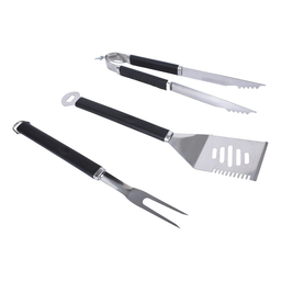 [001009] Kit Utensilios Asador Acero Mr BBQ