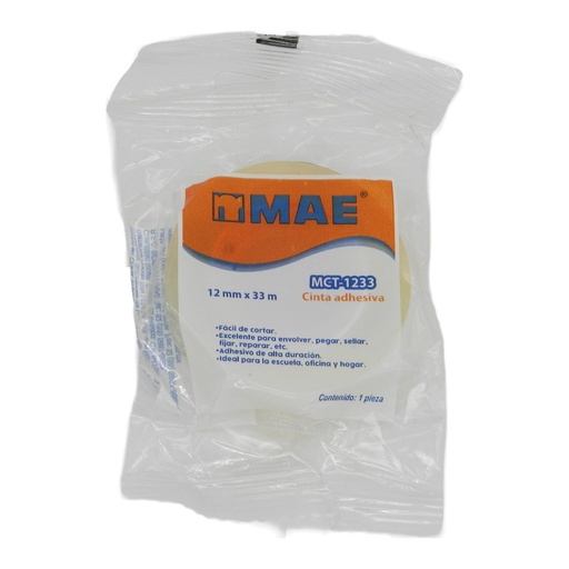 [001131] Cinta Adhesiva Corte Facil 18 x 33 Mae