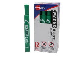 [001173] Marcador Marksalot Verde C/ 12 pzs Avery