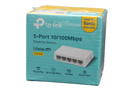 [001202] Switch Fast Ethernet C/ 5 Puertos Tp-Link