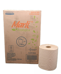 [001221] Toalla Rollo Marli Kraft 180 mts C/ 6 pzs 92244 Kimberly