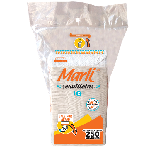 [001227] Servilleta Interdoblada Marli Taquera C/ 250 pzs C/ 24 pzs 91663 Kimberly