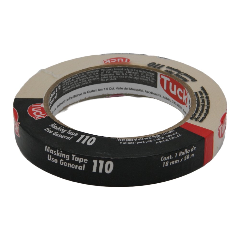 Masking Tape T-110 18 x 50 C/ 48 pzs Tuk