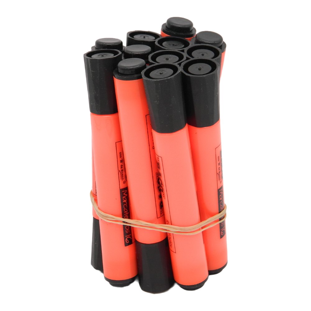 Marcatexto 16 Naranja C/ 12 pzs Baco