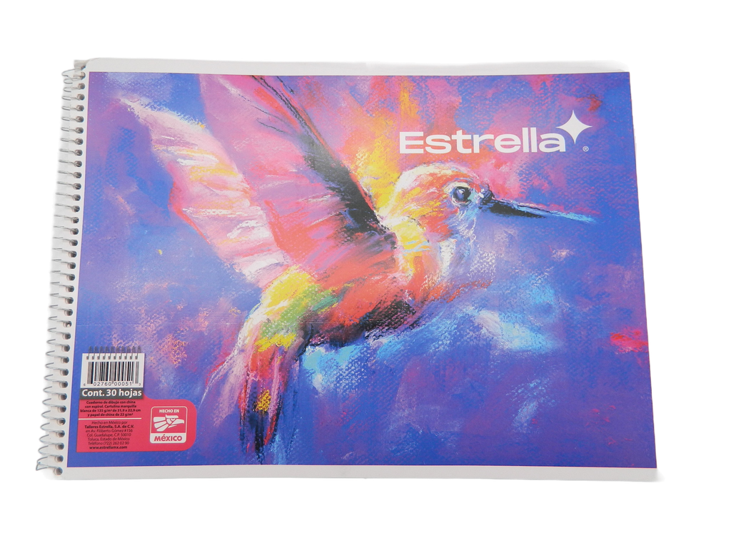 Cuaderno Dibujo C/ China C/ 30 hjs Estrella