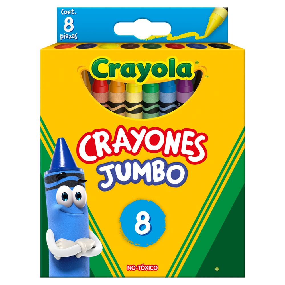 Crayones Jumbo C/ 8 pzs Crayola