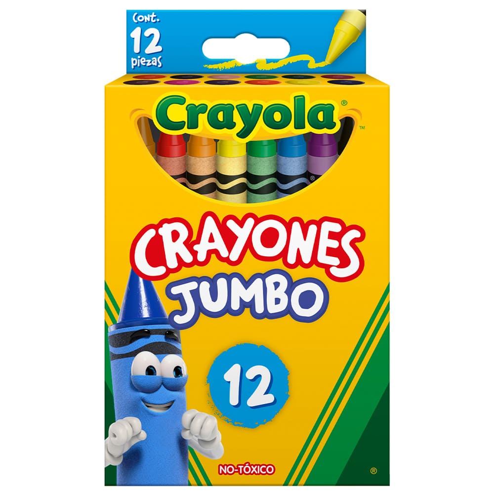 Crayones Jumbo C/ 12 pzs Crayola