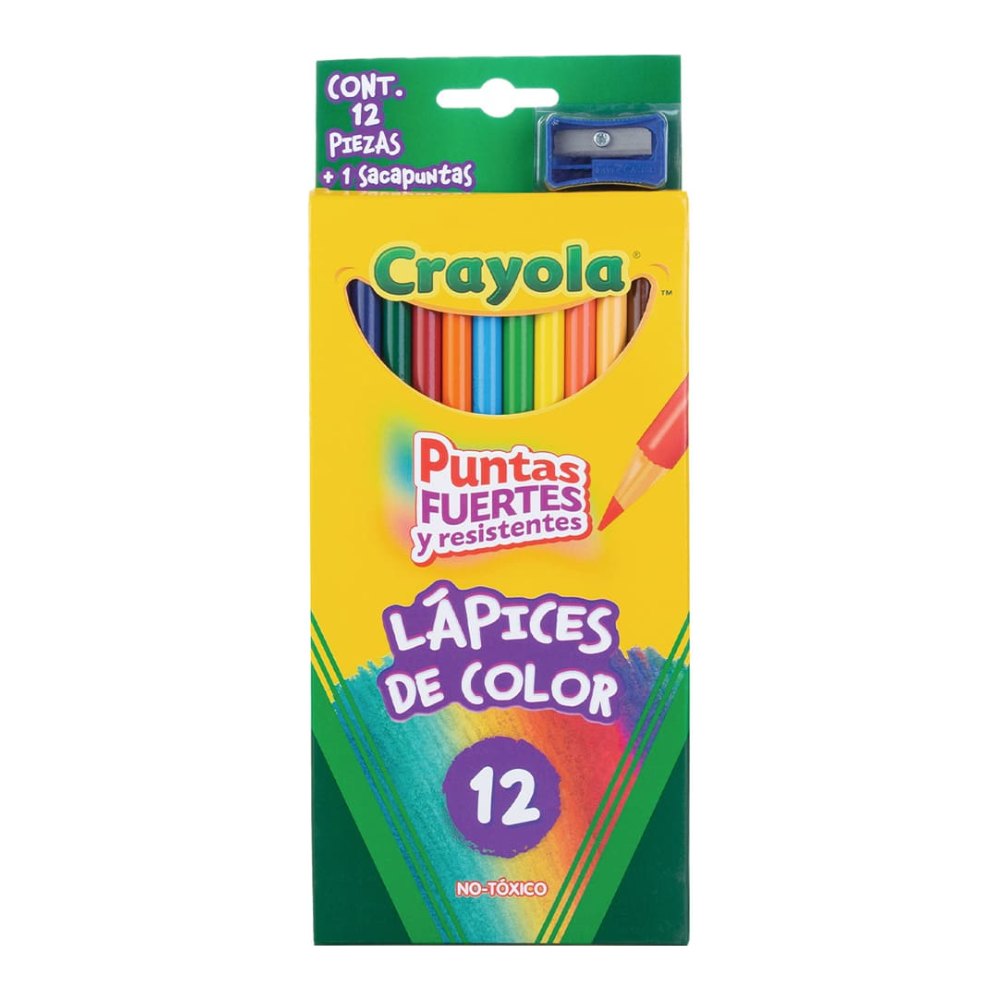Colores Largos C/ 12 pzs Crayola