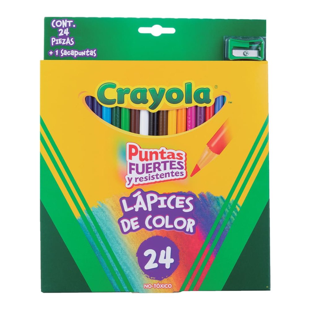 Colores Largos C/ 24 pzs Crayola
