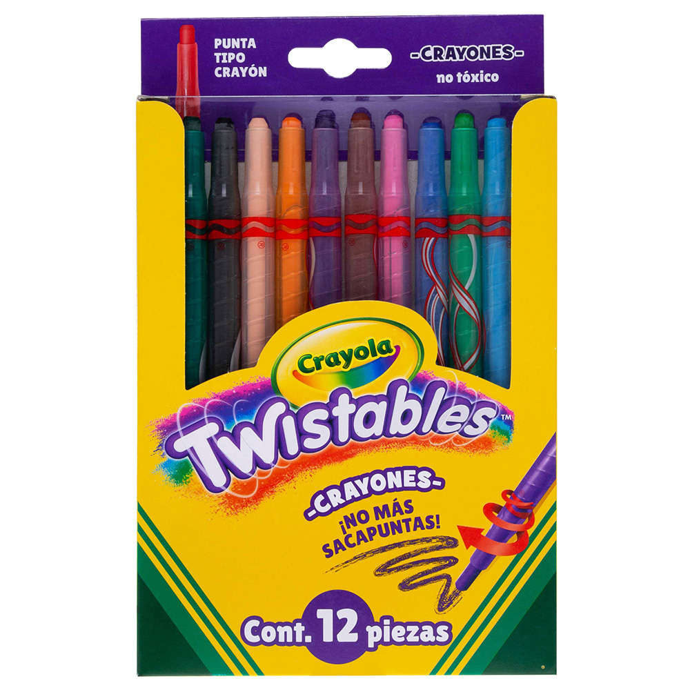 Crayones Twistables C/ 12 pzs Crayola