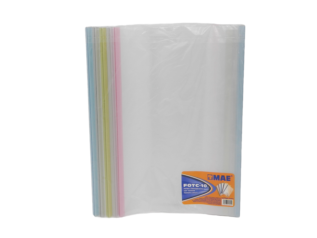 Folder C/ Costilla T/ Oficio C/ 12 pzs Mae